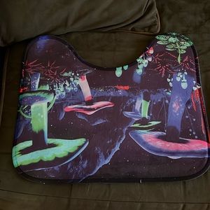 Psychedelic mushroom, toilet squishy mat and lid topper New in Package